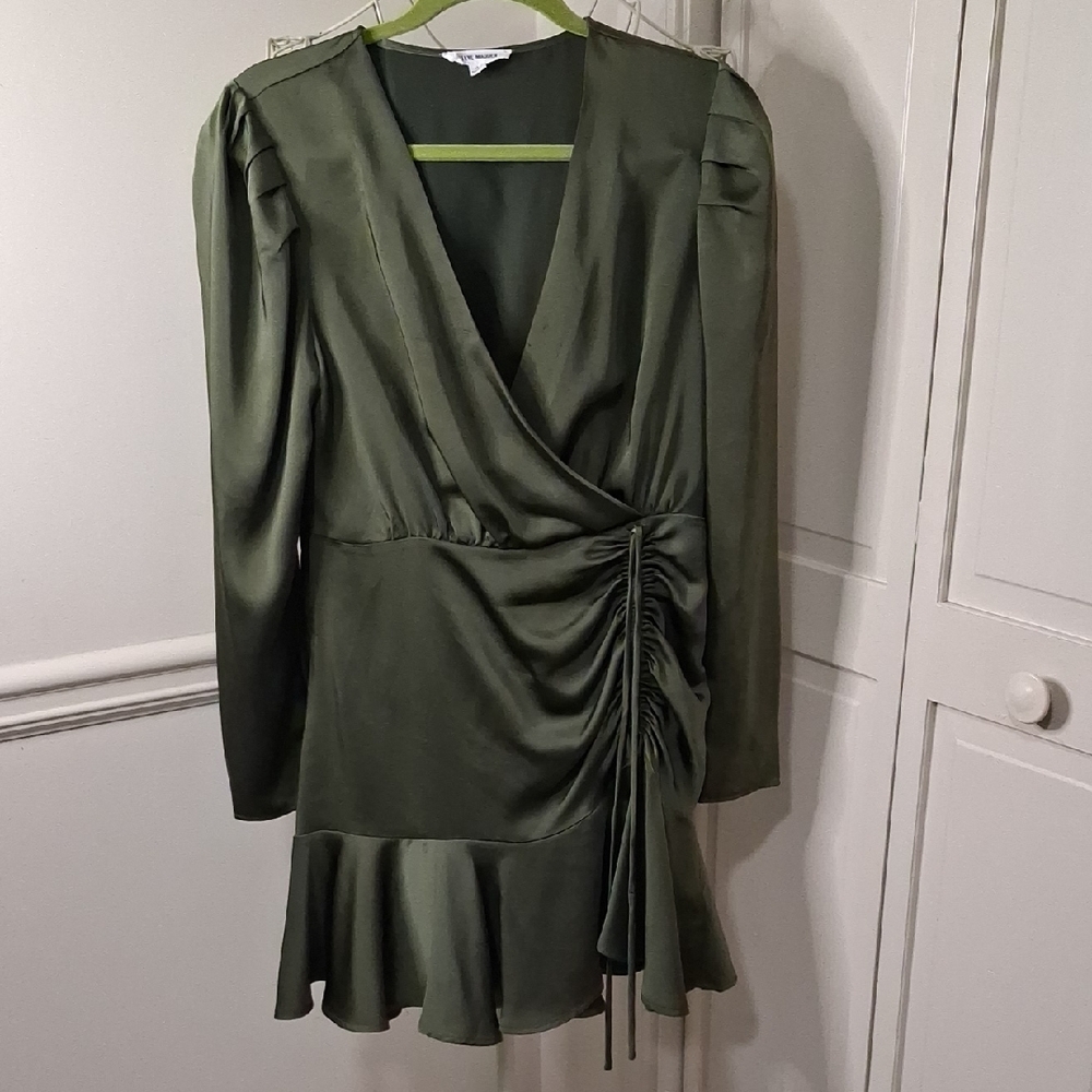 Steve Madden Olive Long Sleeve Dress